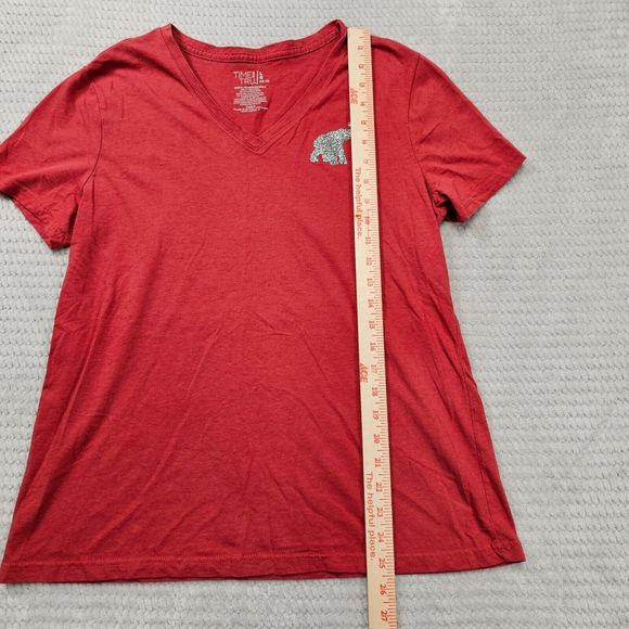 Women's Time &Tru Personalized Alabama Elephant Shirt Size Large Glitter - Picture 8 of 12